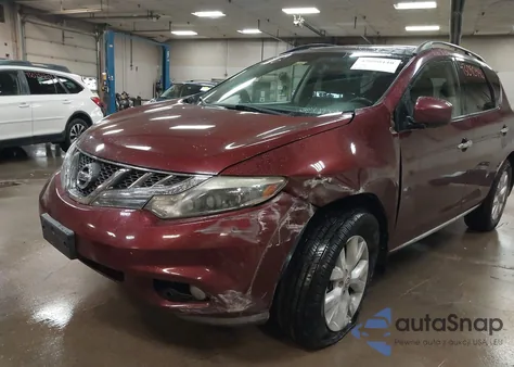 2012 Nissan Murano Sl z USA, uszkodzony, nr VIN JN8AZ1MW5CW208069